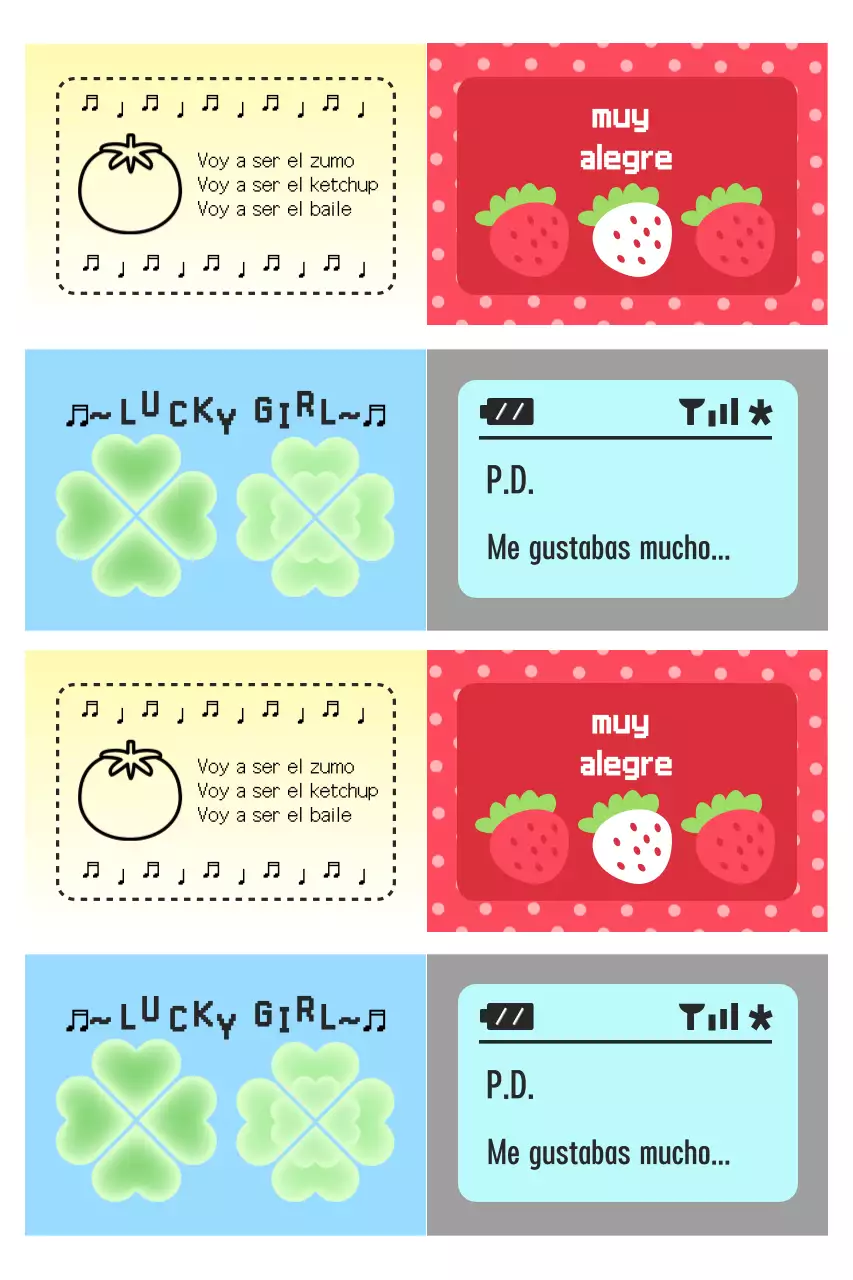 Pegatina de diseño bonito de color verde claro