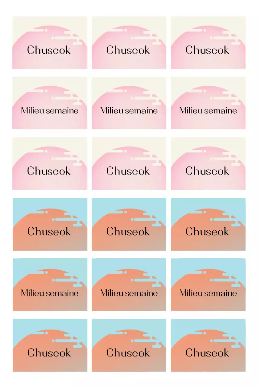 Carte postale traditionnelle de Yeonbora