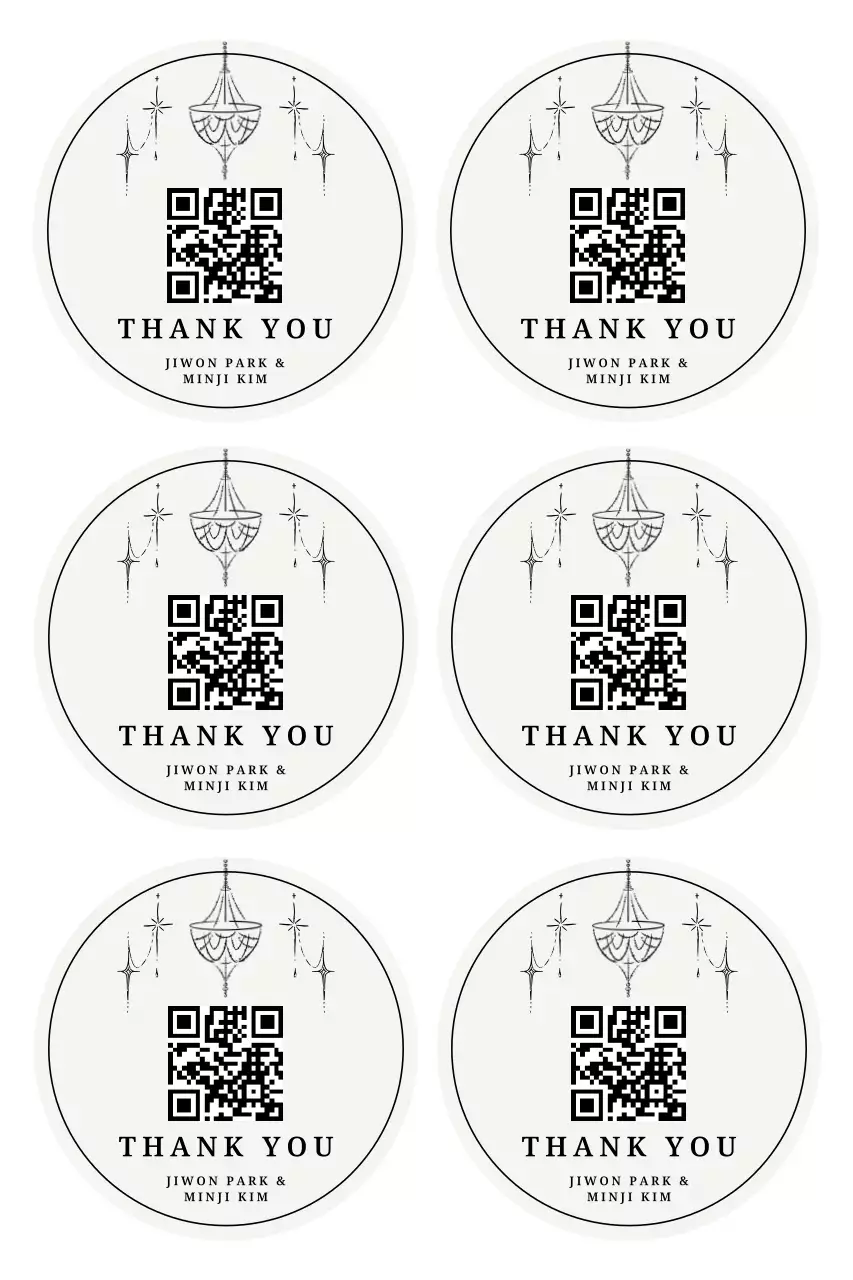 Quà tặng đám cưới đơn giản màu trắng