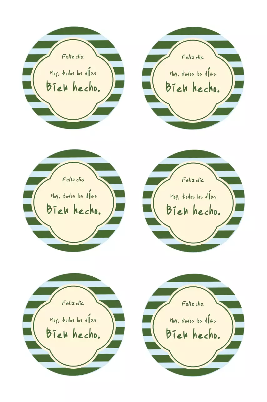 Pegatina de sándwich vintage verde