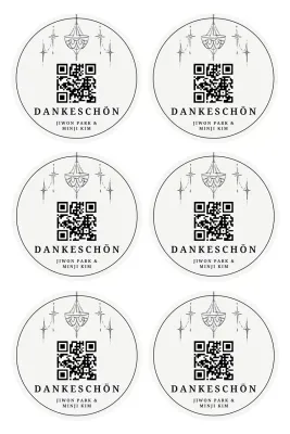 Weiße, einfache Hochzeitsgeschenke