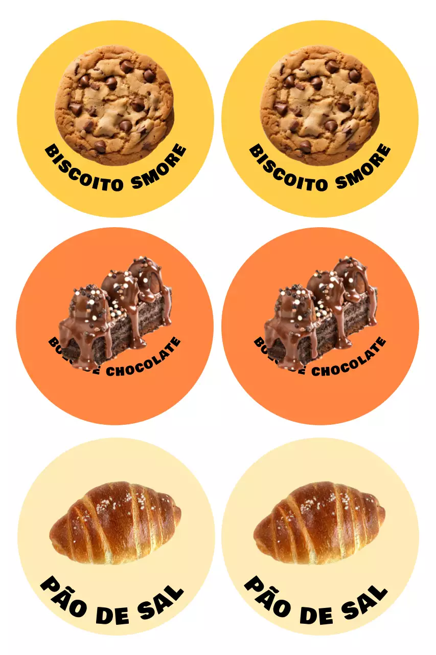 Adesivo de sobremesa pop laranja