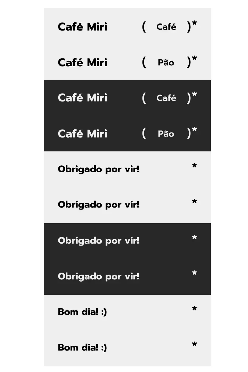 Promoção Black Simple Cafe