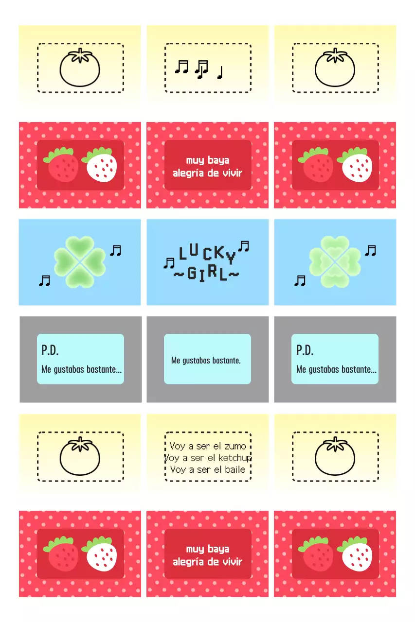 Pegatina verde linda de Takku