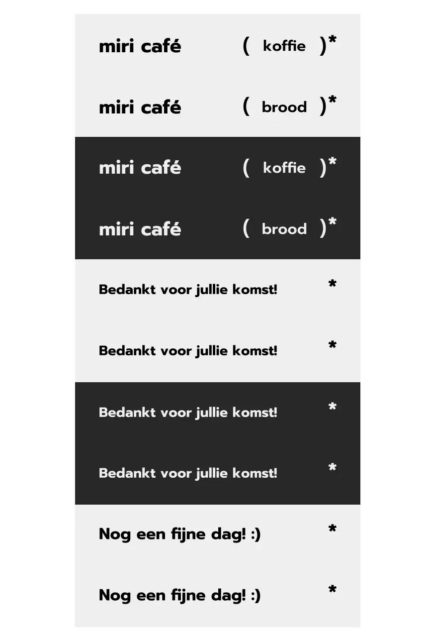 Black Simple Cafe Promotie