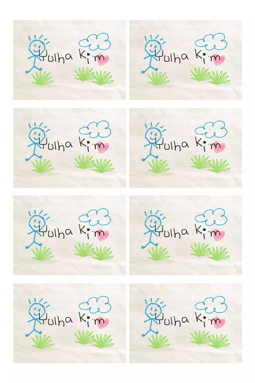 Pegatinas educativas infantiles de color azul cielo.