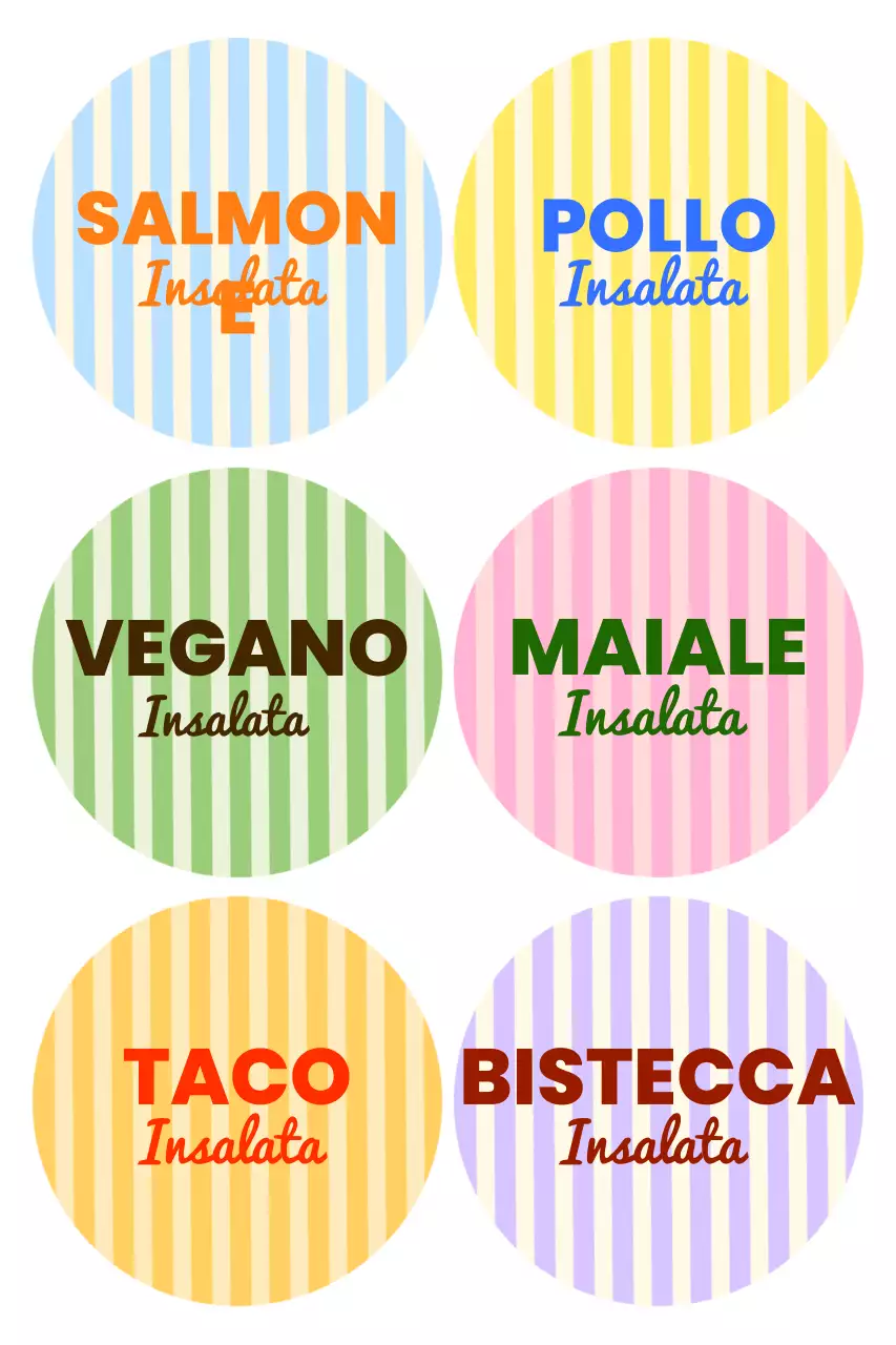 Menù semplice dell'insalata Yeonbora