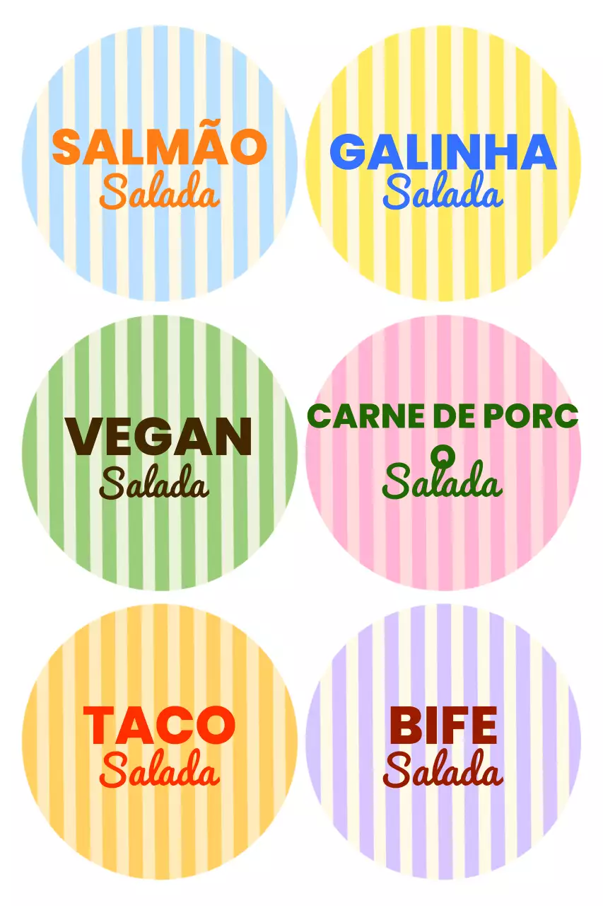 Cardápio de Saladas Simples Yeonbora