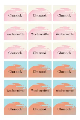 Yeonbora Traditionelle Feiertagspostkarte