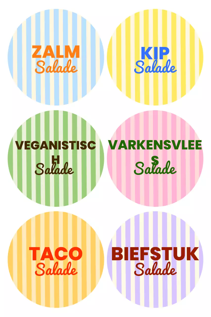 Yeonbora Simpel Salade Menu