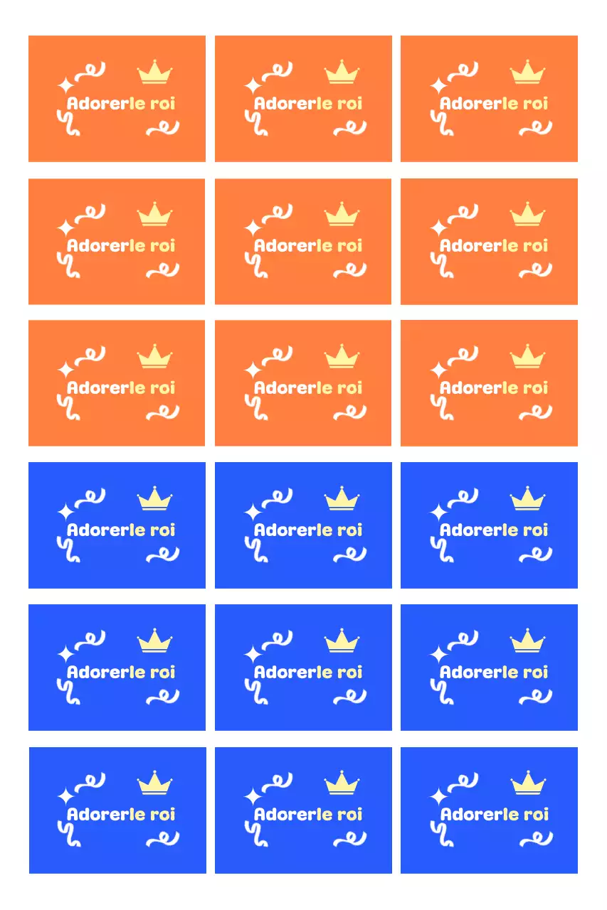 Autocollant Pop Religion Orange