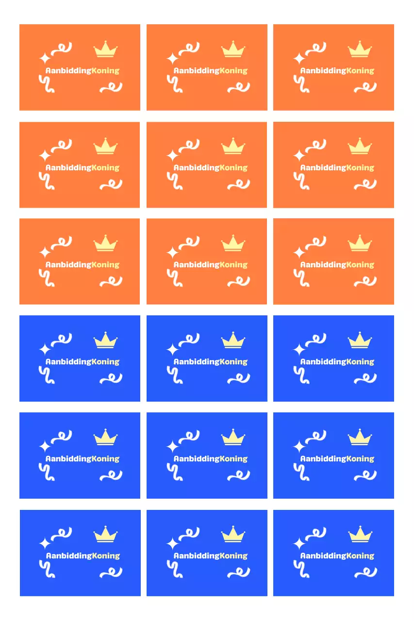 Oranje Pop Religie Sticker