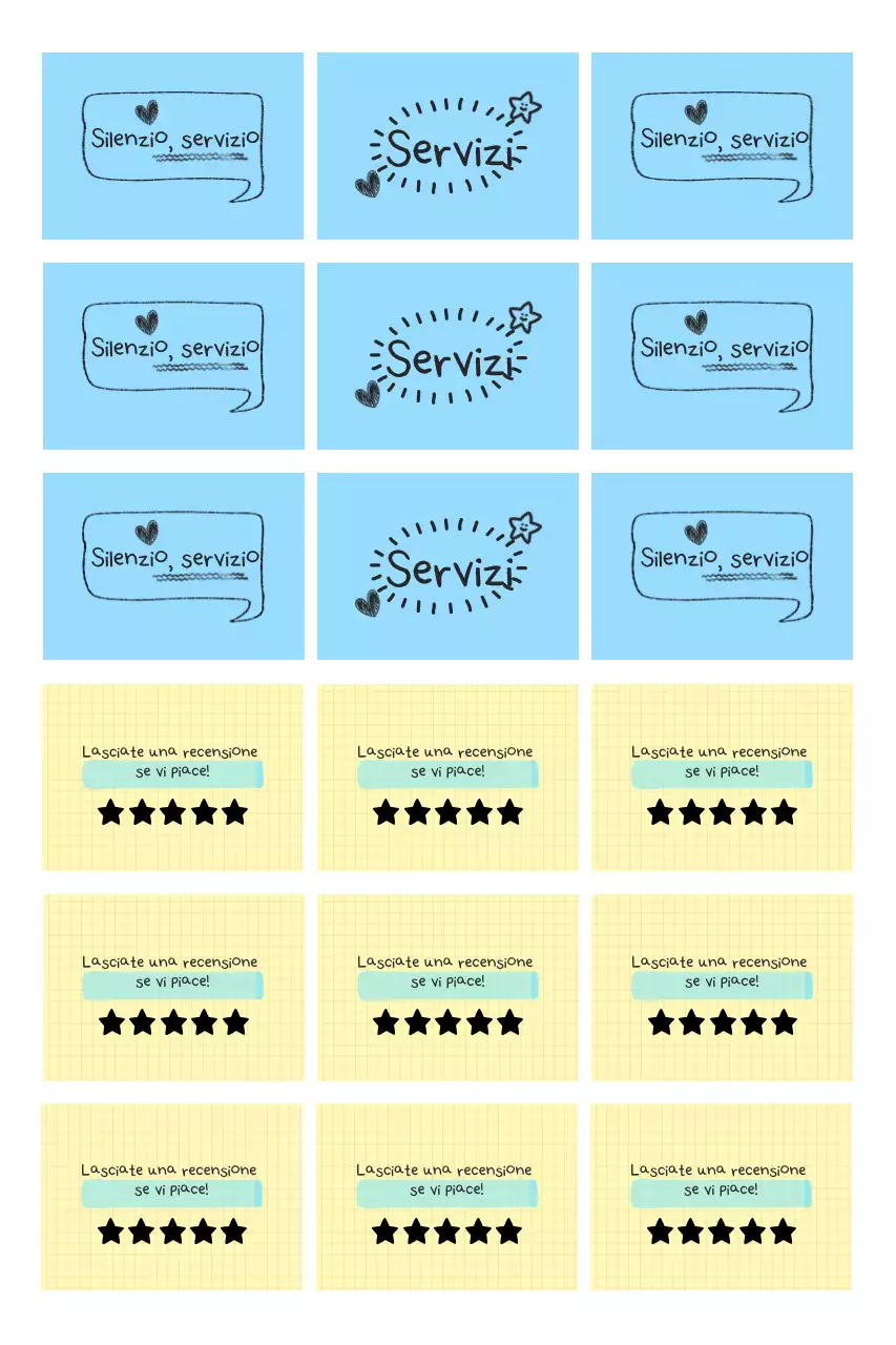 Promozione dell'evento di revisione semplice di Sky Blue