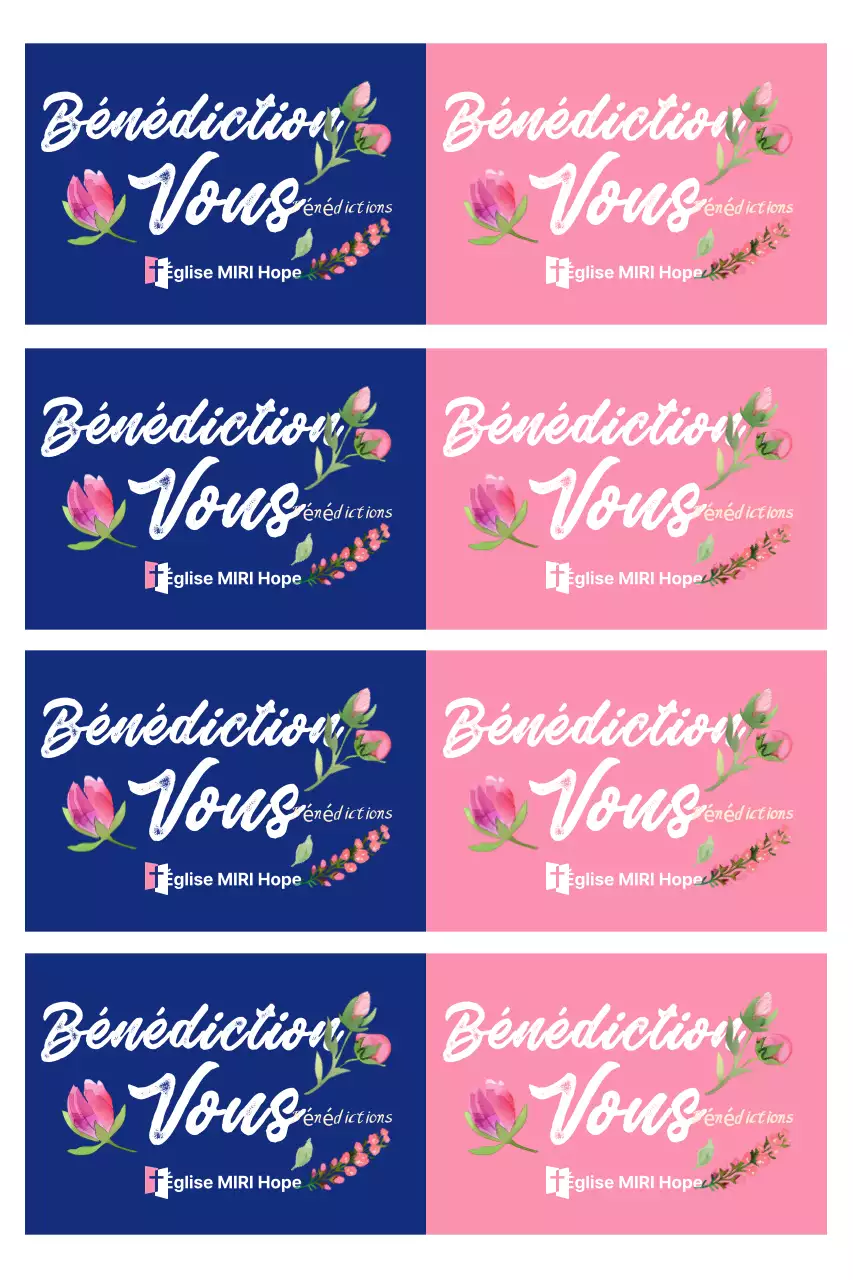 Salutations simples et roses