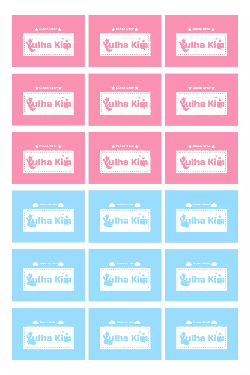 Pegatina de diseño simple rosa