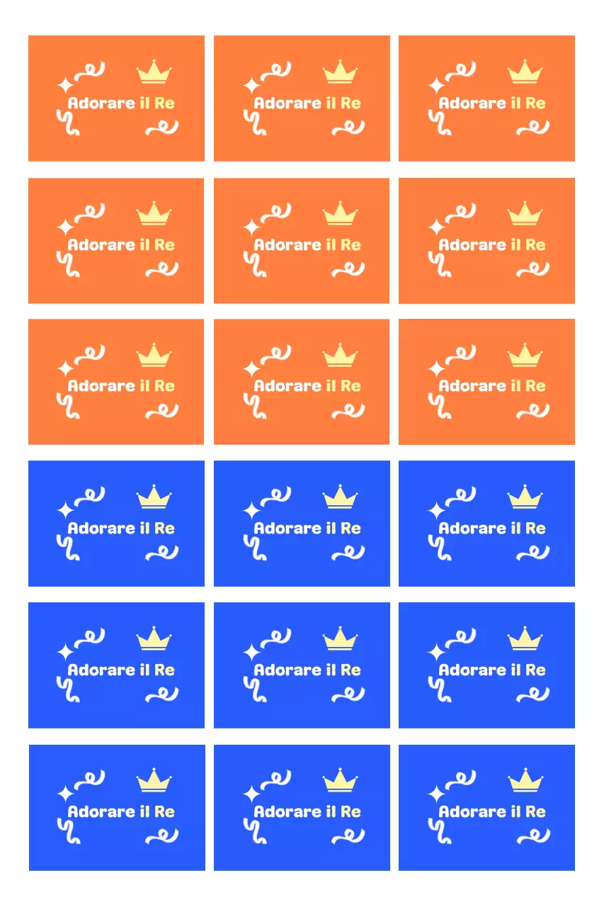 Adesivo arancione Pop Religion