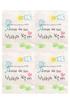 Papelería de jardín de infantes linda de color beige