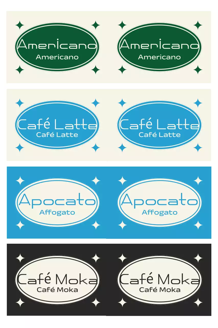 Étiquette de café vintage lilas