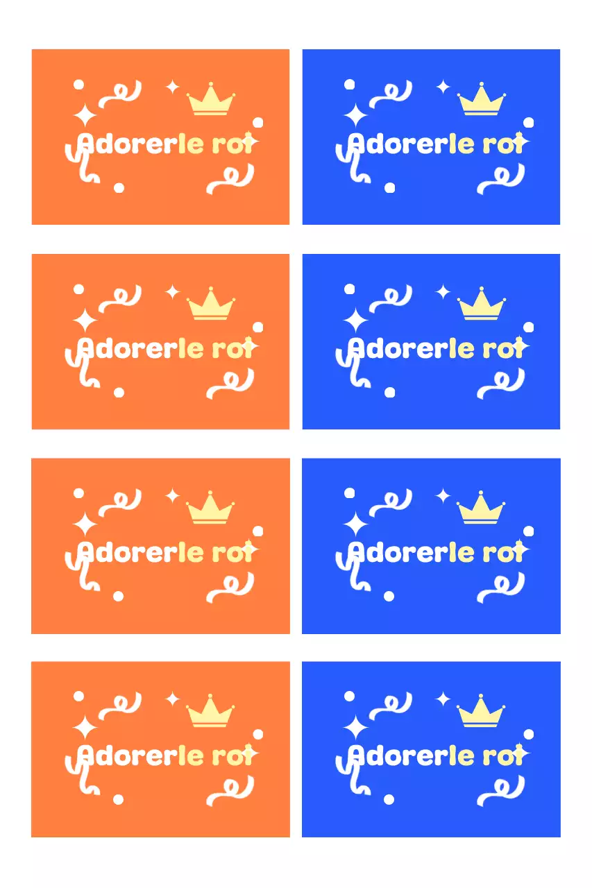 Carte postale religieuse Orange Pop