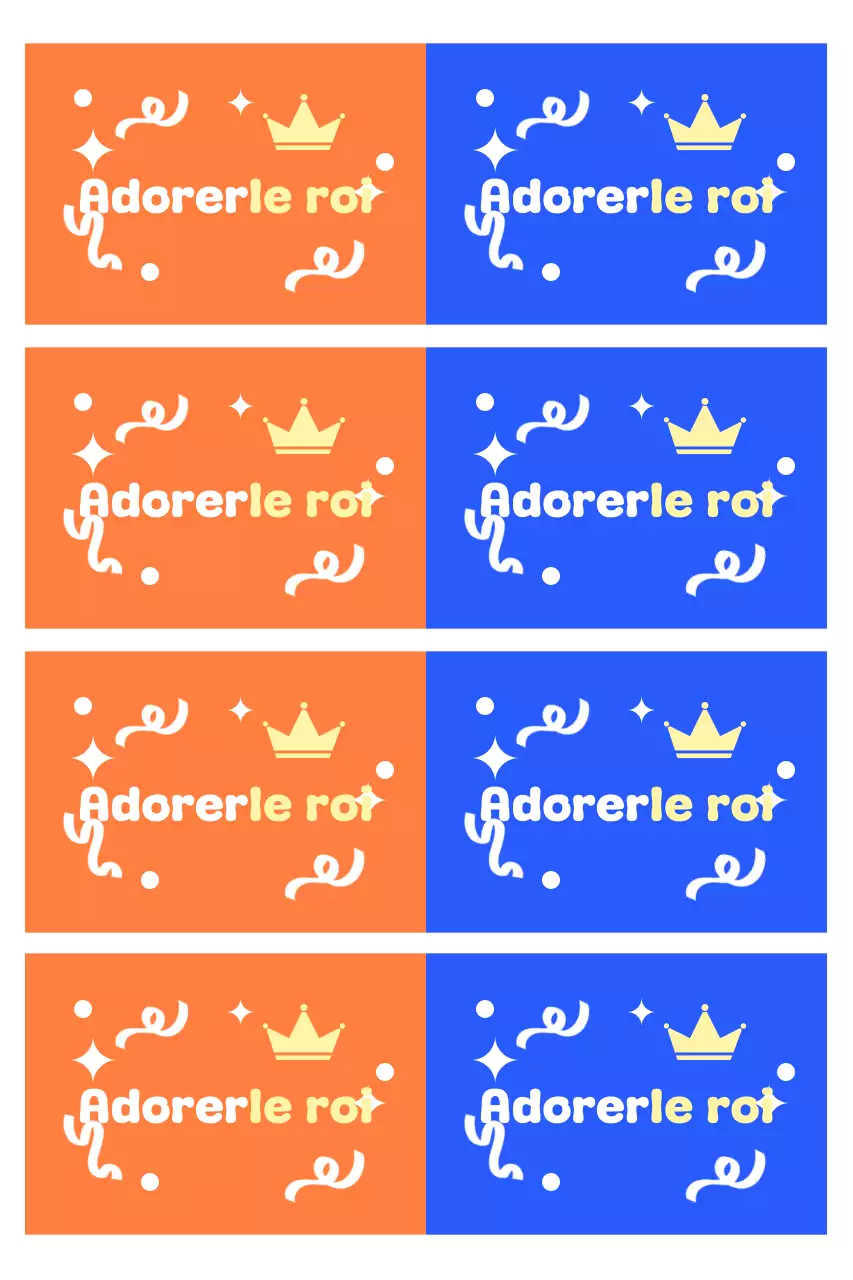 Guide de culte simple orange