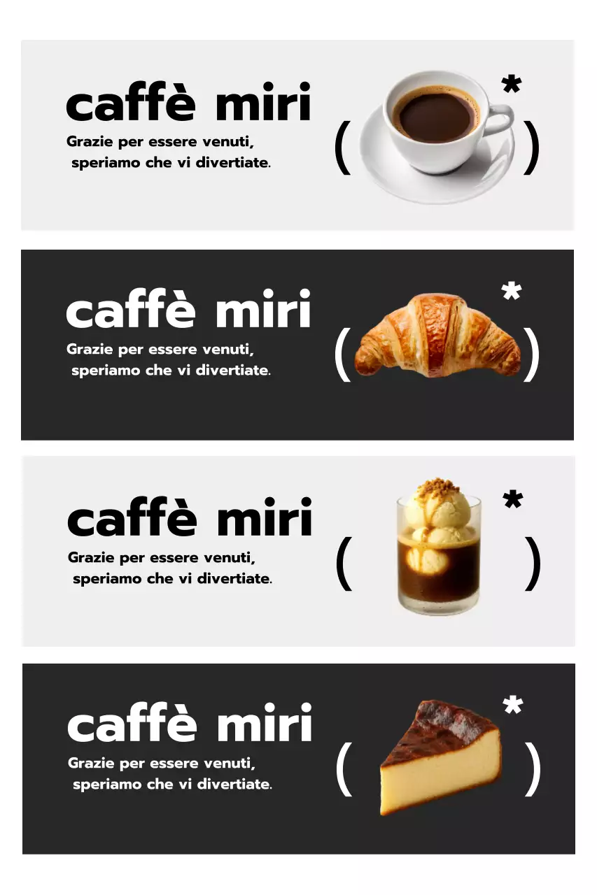 Promozione Black Modern Cafe