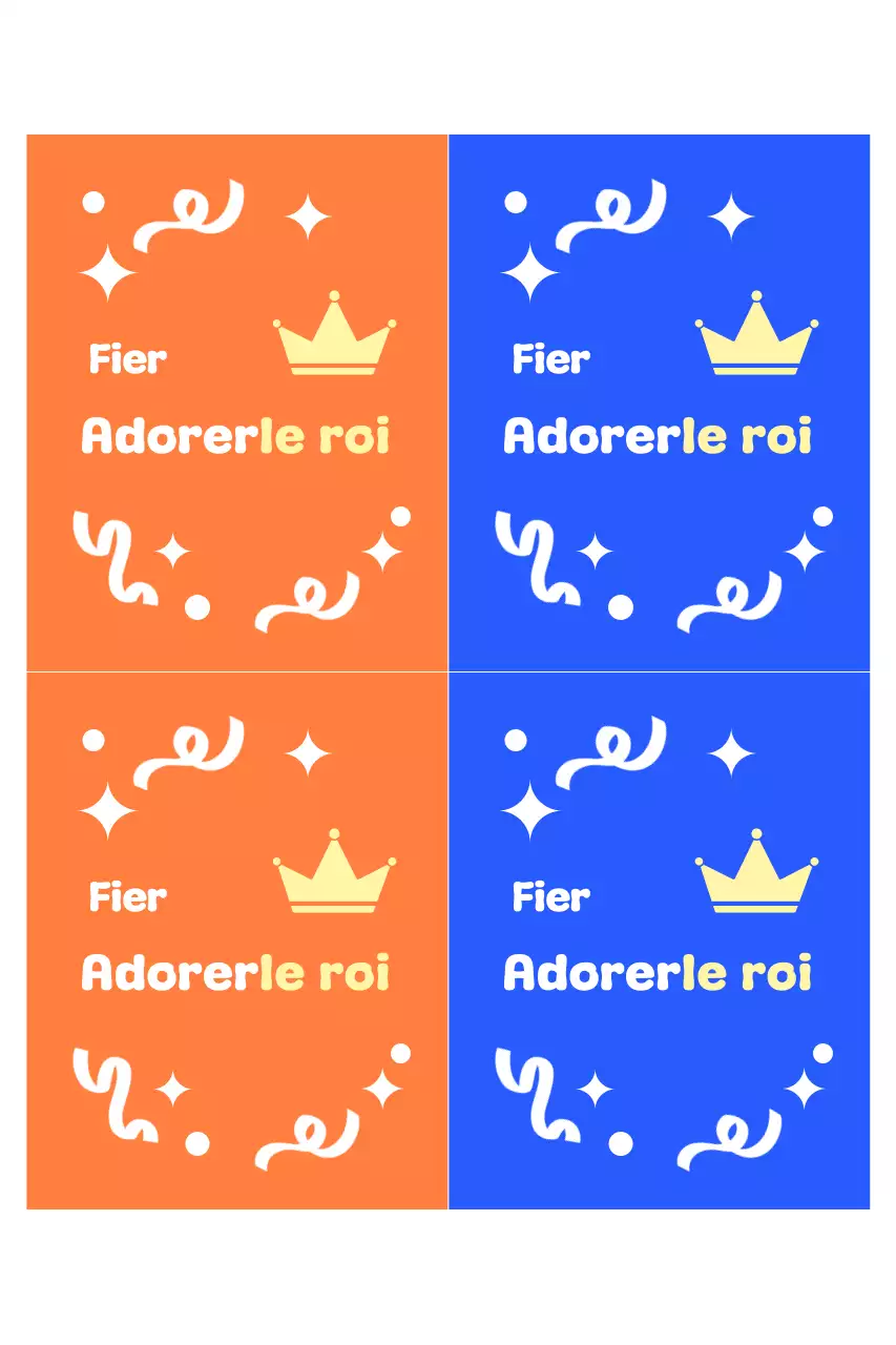 Carte postale religieuse Orange Pop