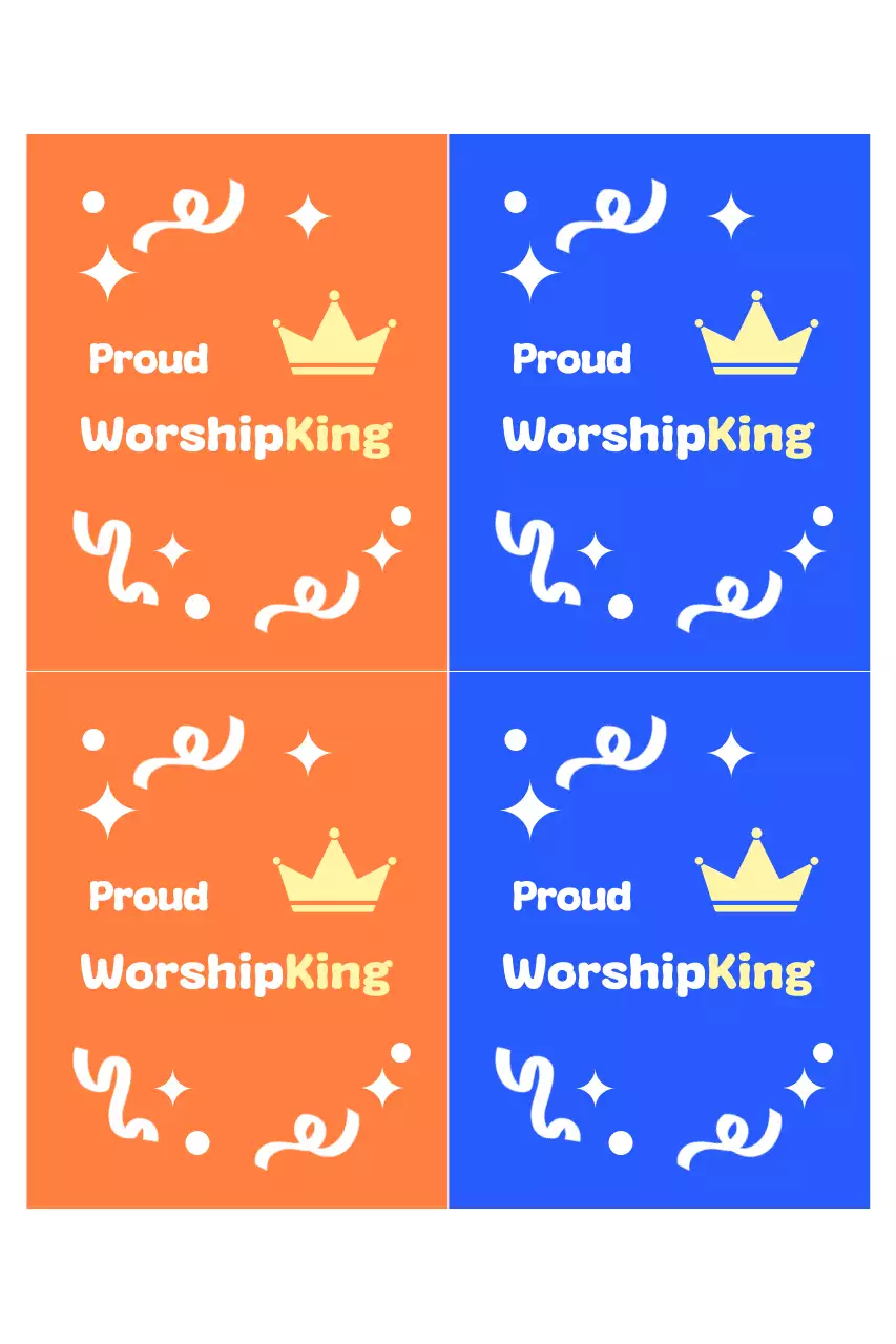 Orange Pop Religious Postcard