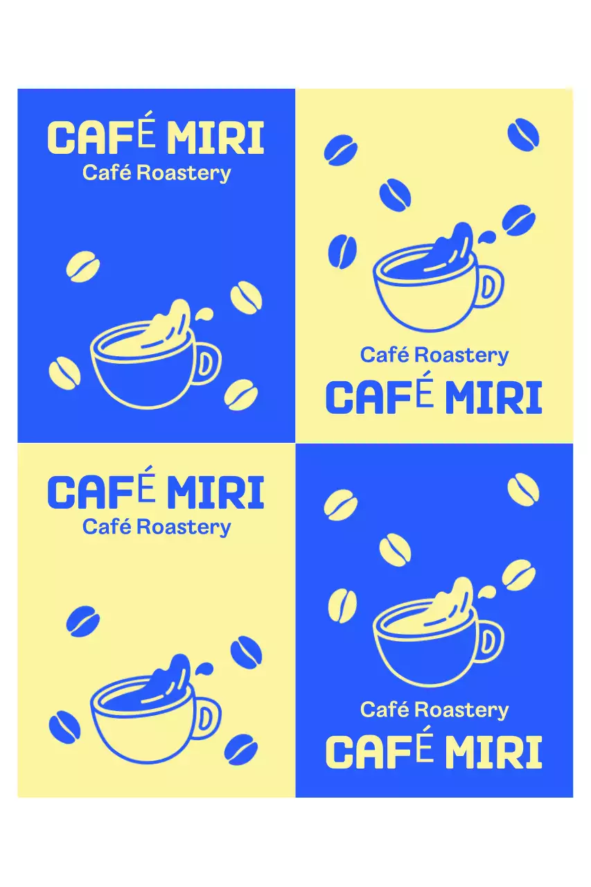 Promoção Blue Simple Cafe