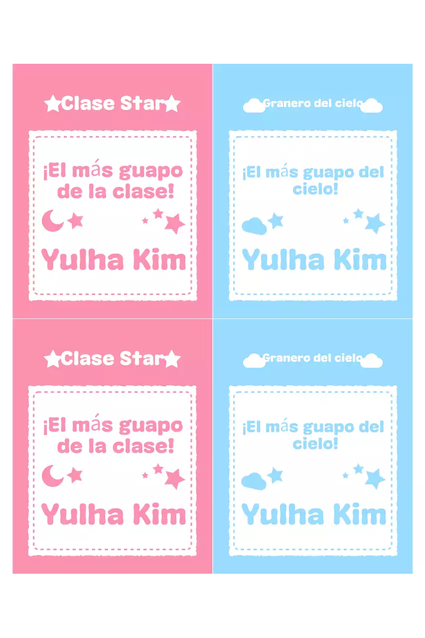 Promoción escolar para bebés rosa