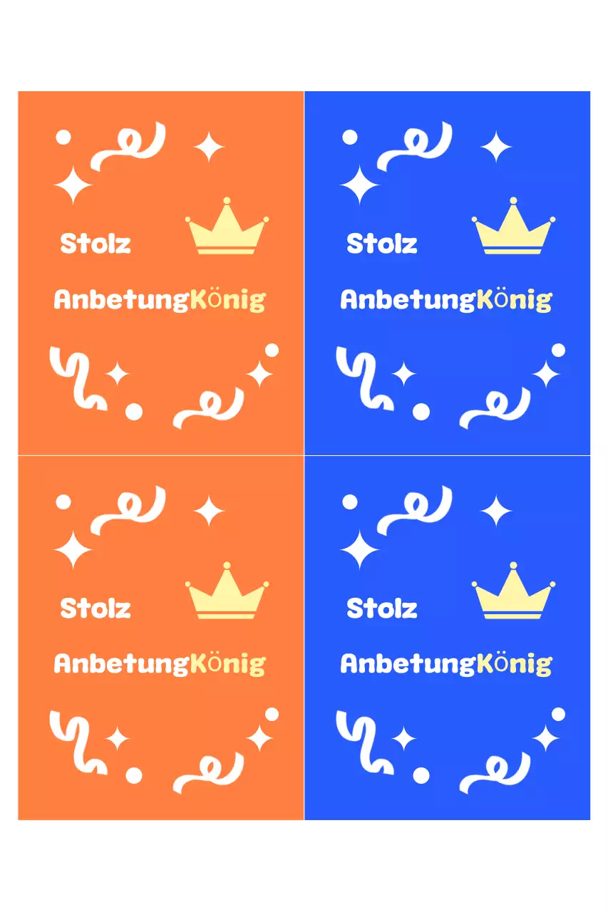 Orange Pop Religiöse Postkarte