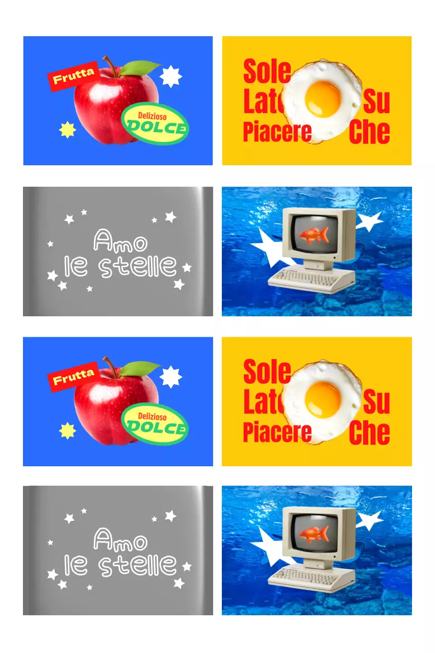 Promozione dell'illustrazione Pop Art blu