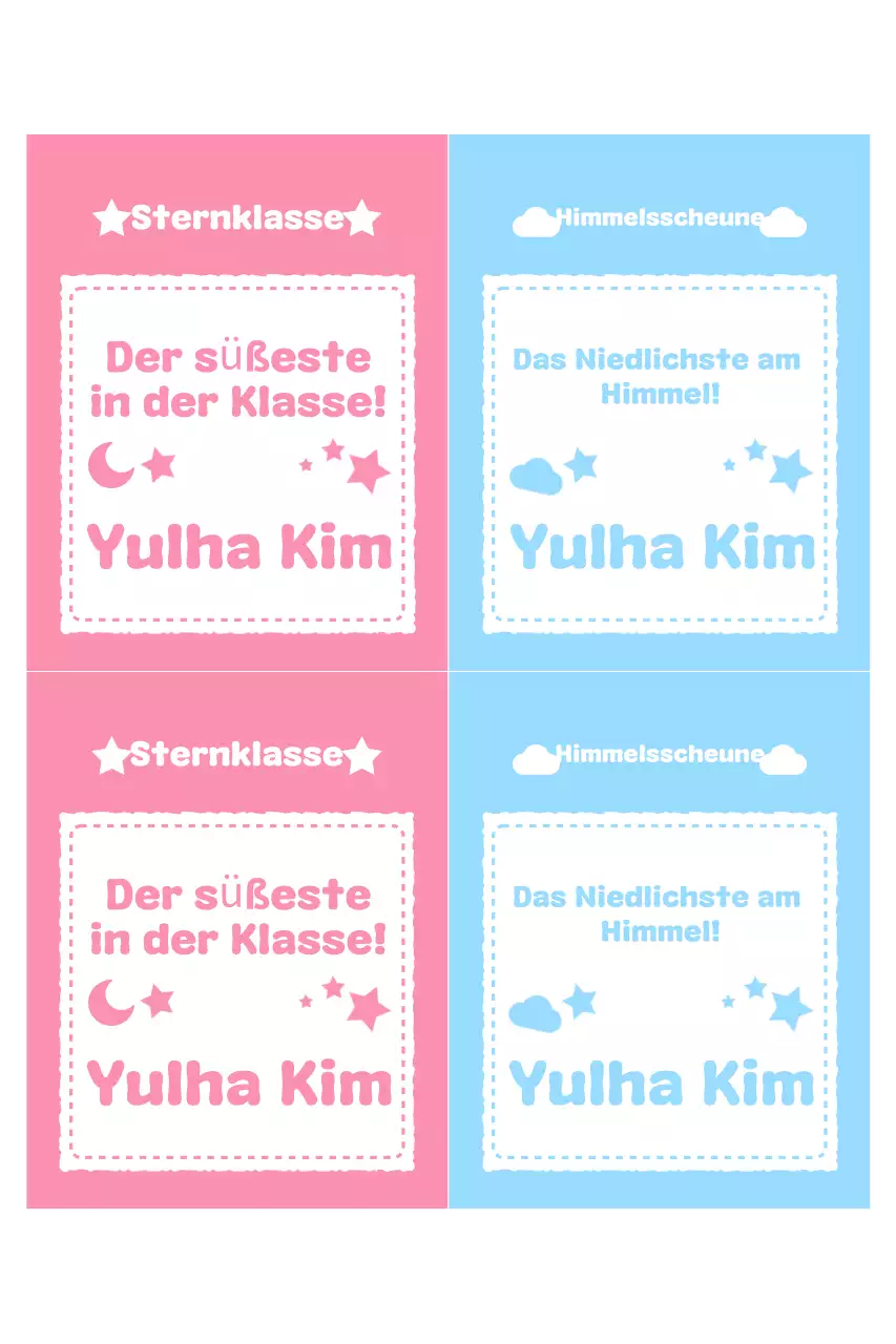 Pink Baby School-Aktion