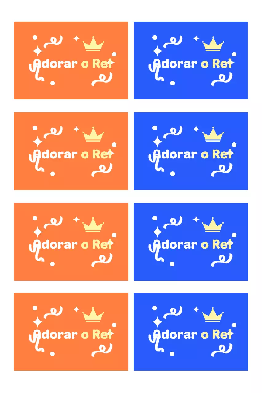 Cartão postal religioso pop laranja
