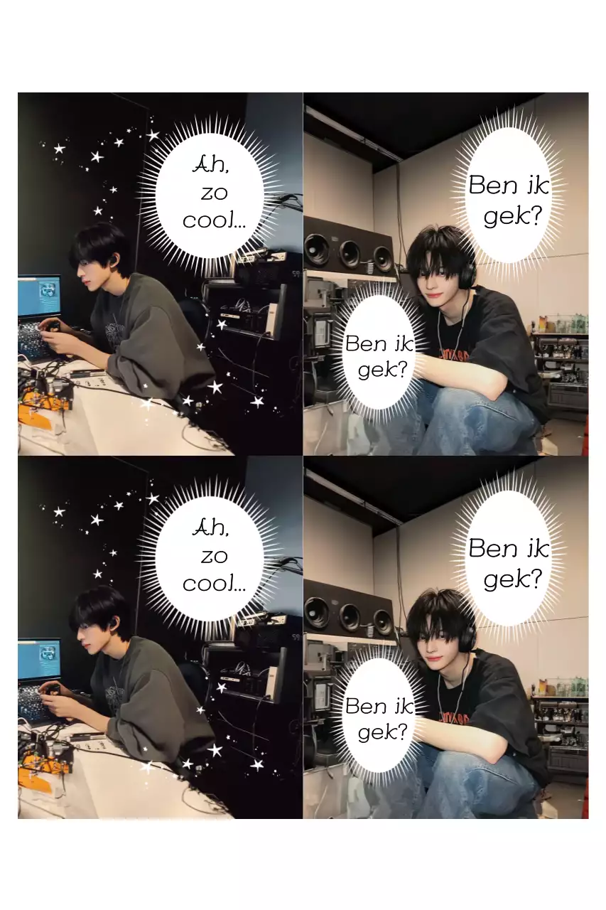 Zwarte gag cartoon parodie