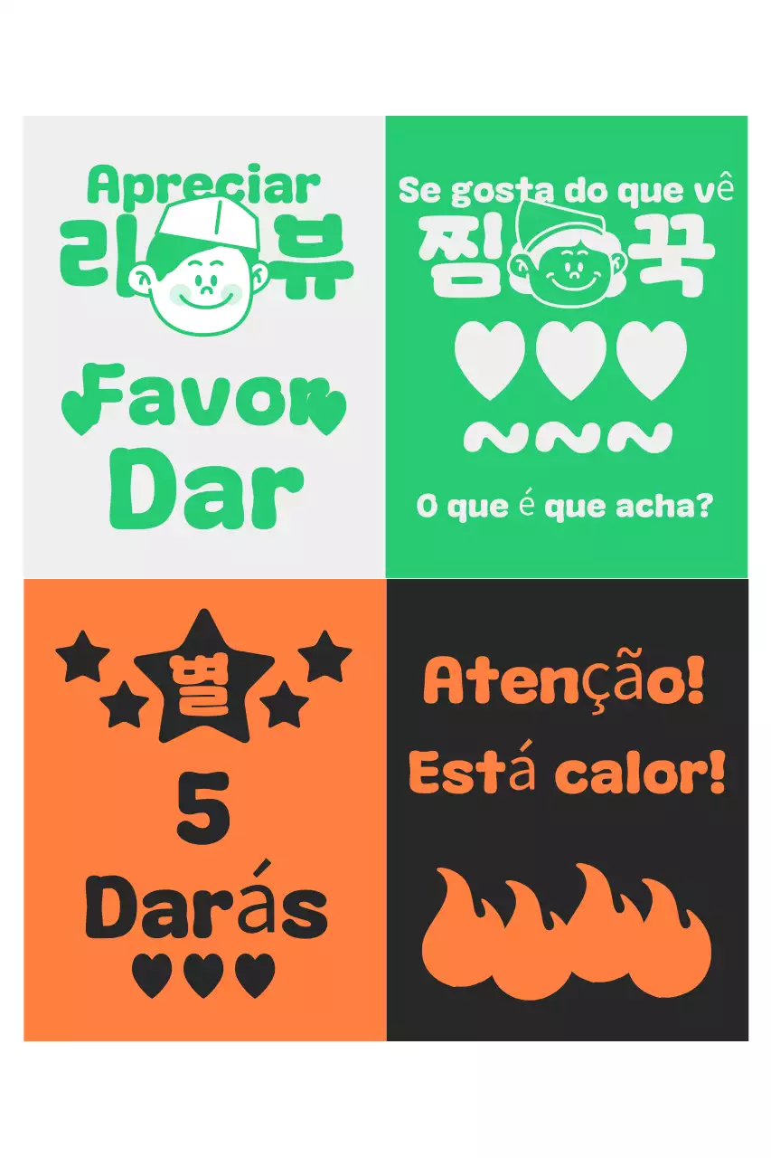 Solicitação de avaliação do Orange Pop