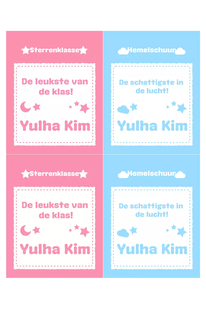 Roze Baby School Promotie