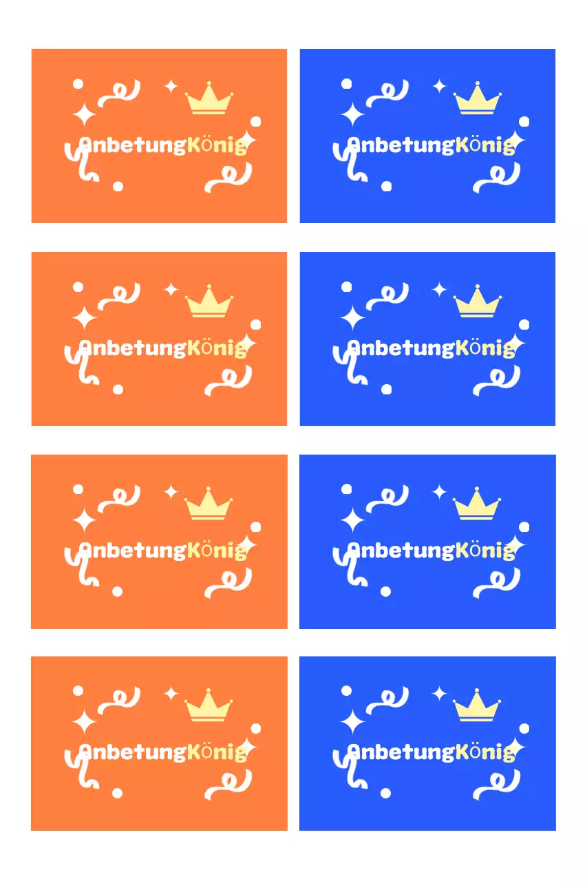 Orange Pop Religiöse Postkarte