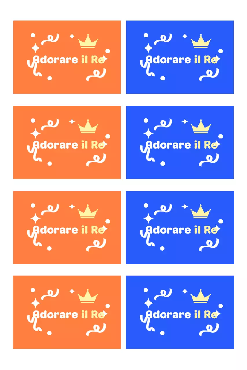 Cartolina religiosa Orange Pop