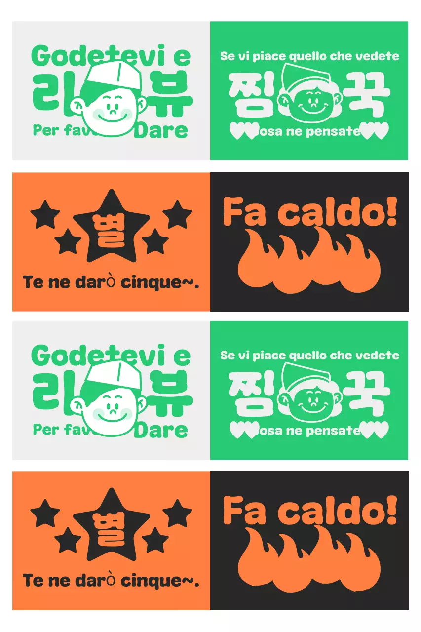 Promozione della recensione del cibo Orange Pop