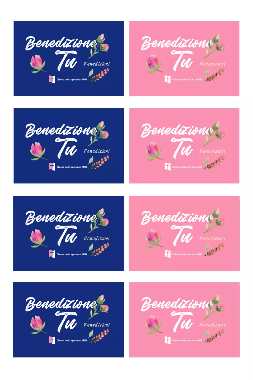 Guida alla benedizione semplice rosa