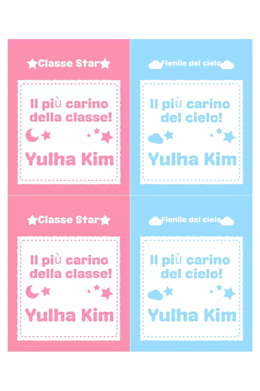 Promozione Pink Baby School