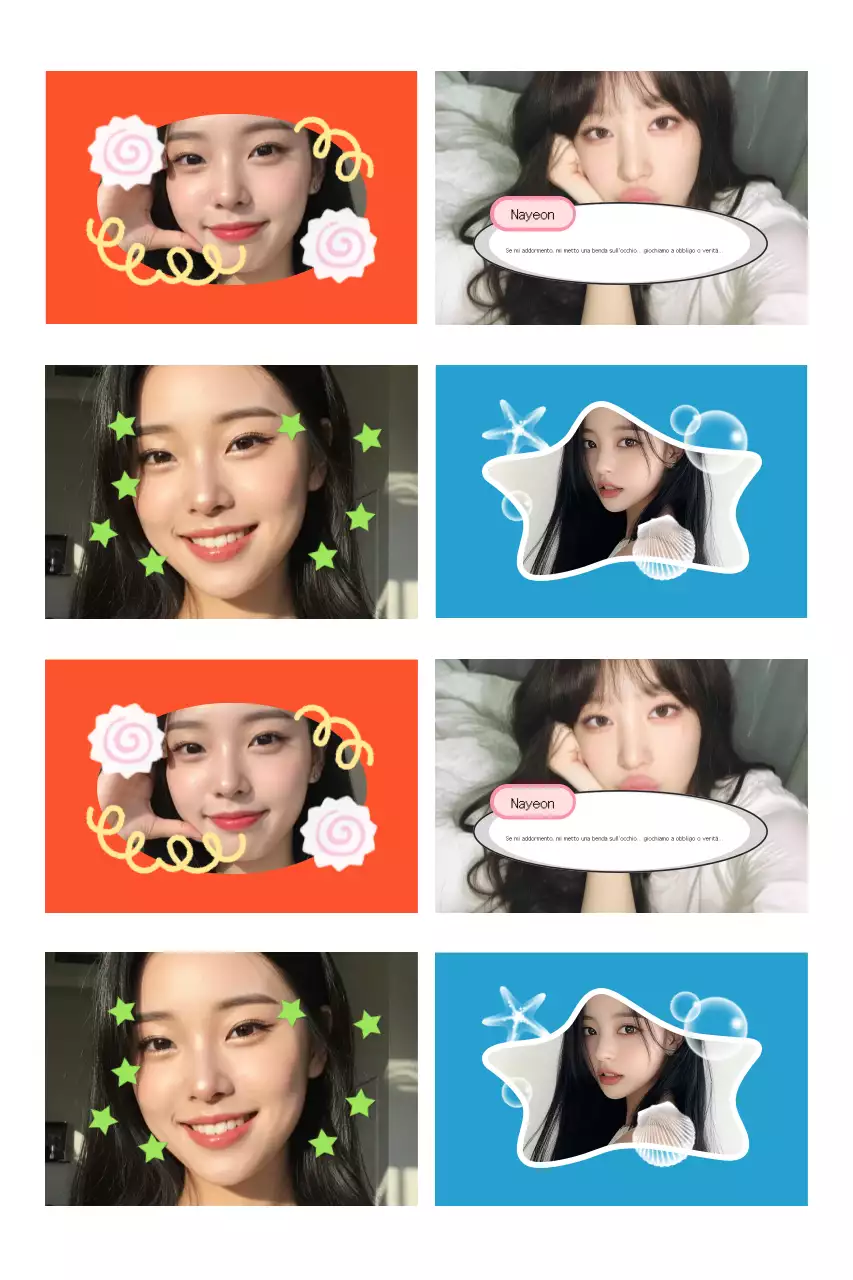 Cornice portafoto arancione carina