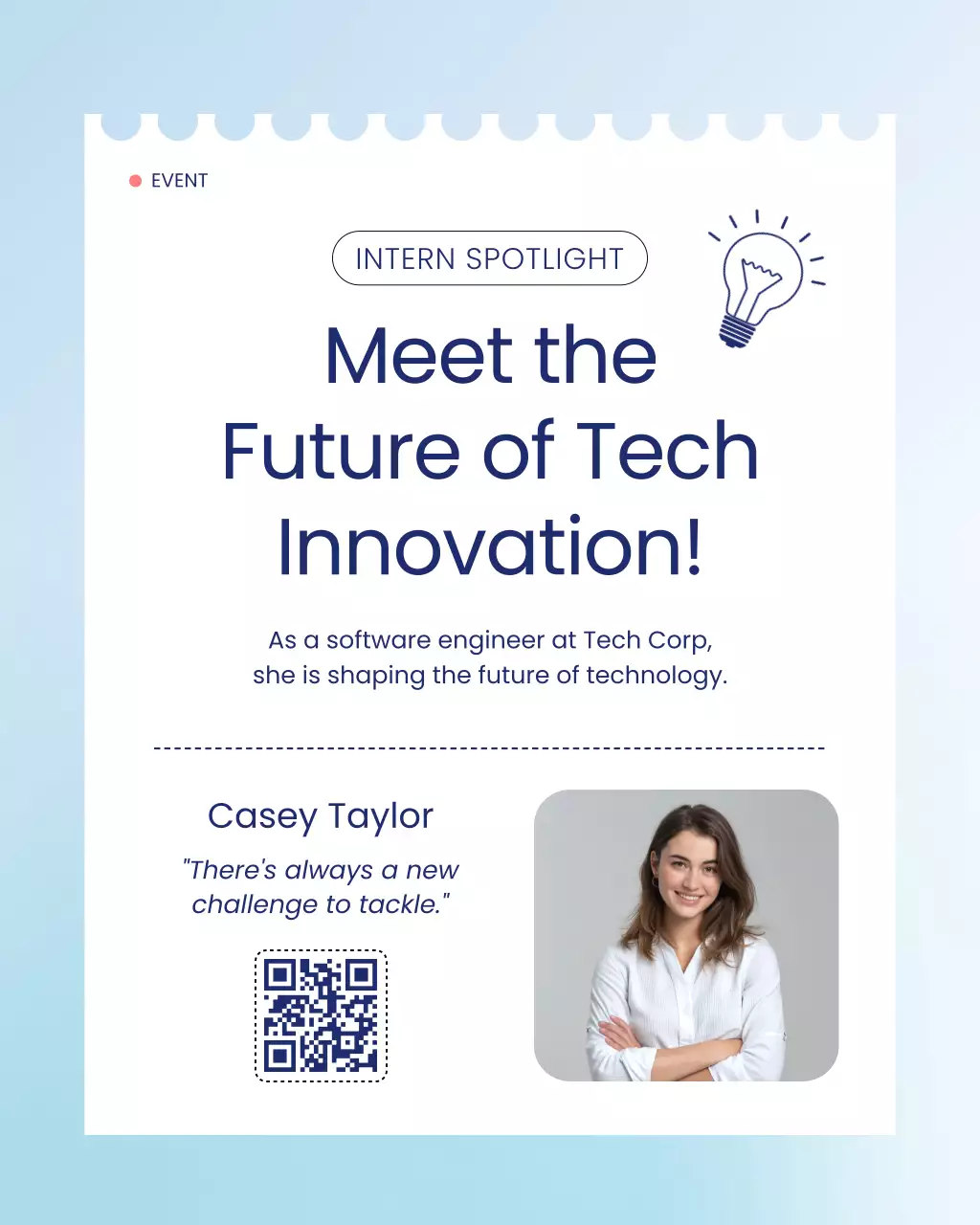 Blue Modern Tech Event Announcement