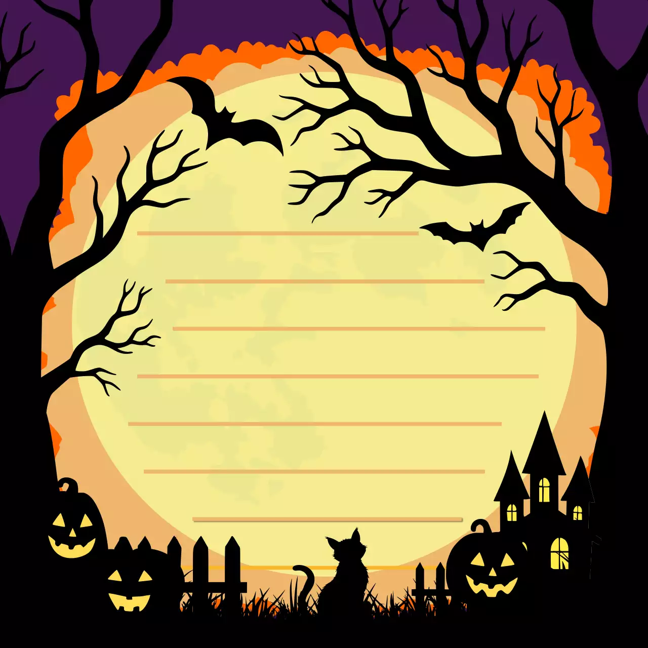 주황 판타지 할로윈 행사 노트