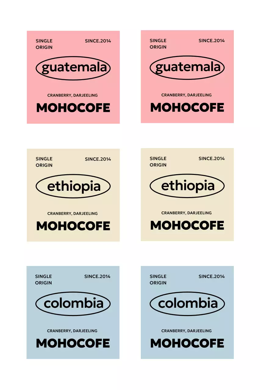 핑크 모던 커피 홍보