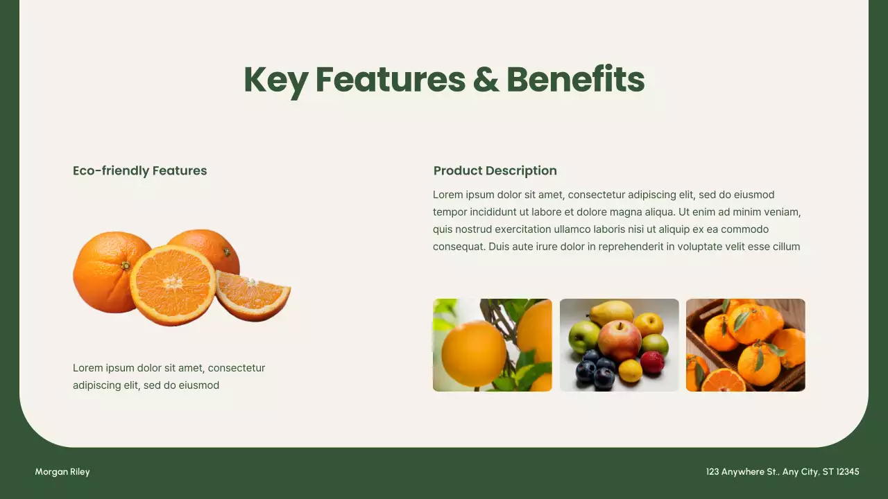 Green Modern Brand Proposal Document Presentation