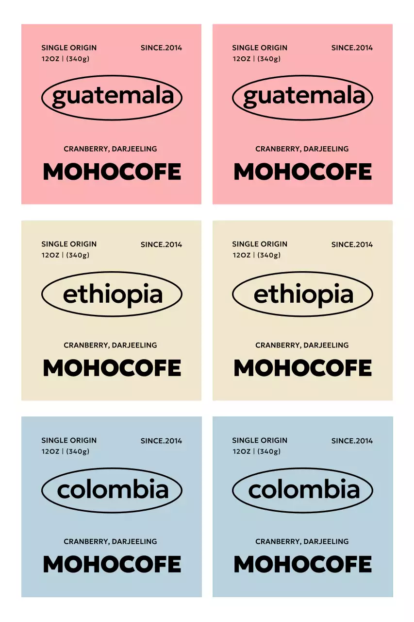 핑크 심플 커피 제품 홍보