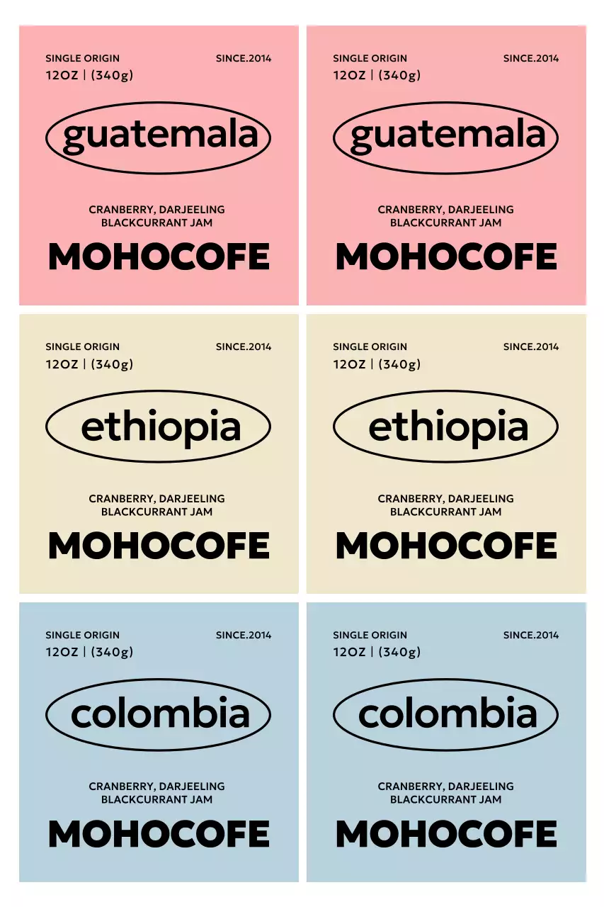 핑크 모던 커피 광고