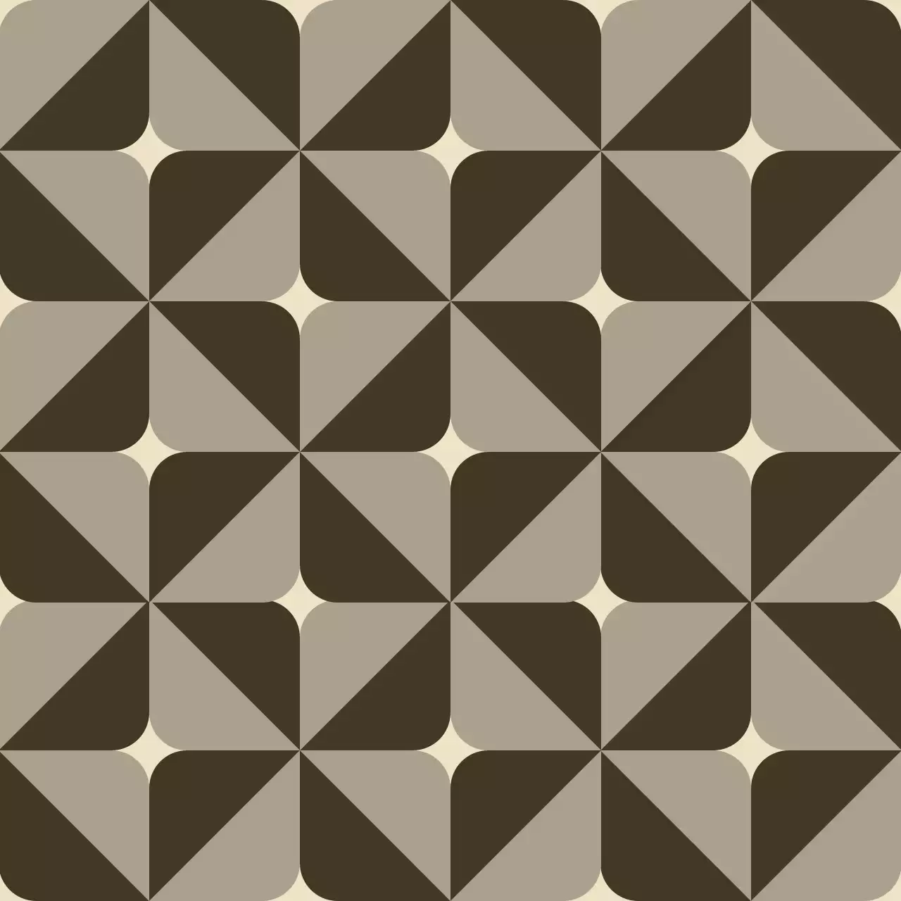 茶色 幾何学 反復パターン
