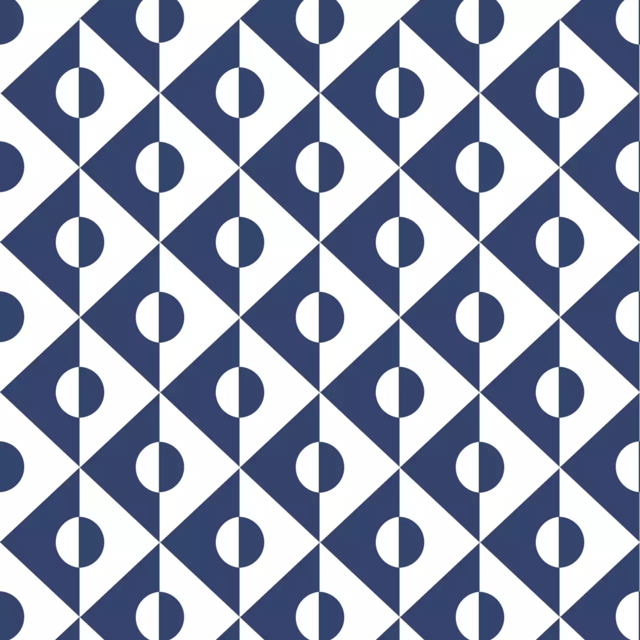 ネイビー 幾何学 反復パターン